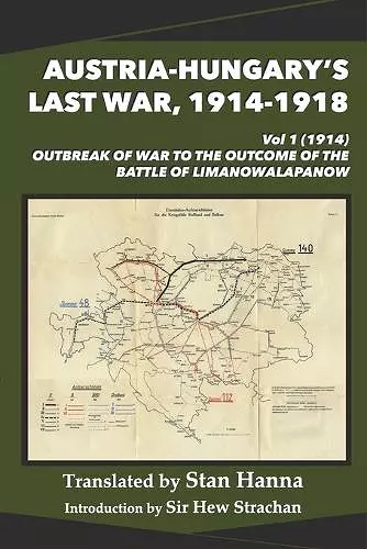 Austria-Hungary's Last War, 1914-1918 Vol 1 (1914) cover