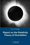 Report on The Relativity Theory of Gravitation cover