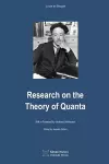 Research on the Theory of Quanta cover