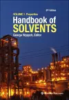 Handbook of Solvents, Volume 1 cover