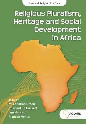 Religious pluralism, heritage and social development in Africa cover