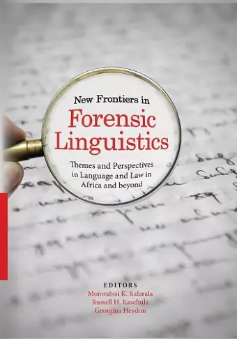 New Frontiers in Forensic Linguistics cover