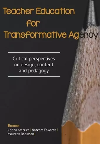 Teacher Education for Transformative Agency cover