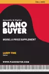 Piano Buyer Model & Price Supplement / Fall 2020 cover