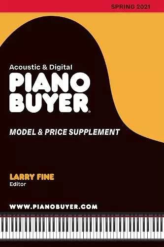 Piano Buyer Model & Price Supplement / Spring 2021 cover