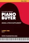 Piano Buyer Model & Price Supplement / Fall 2021 cover