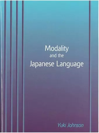 Modality and the Japanese Language cover