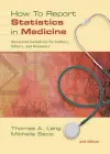 How to Report Statistics in Medicine cover