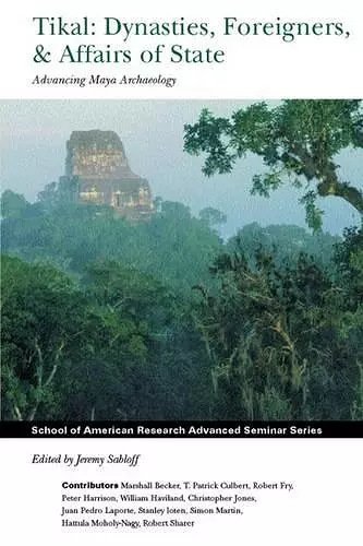 Tikal: Dynasties, Foreigners, & Affairs of State cover