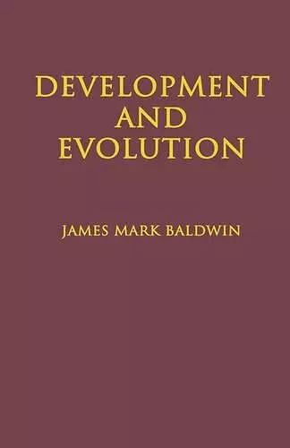 Development and Evolution cover