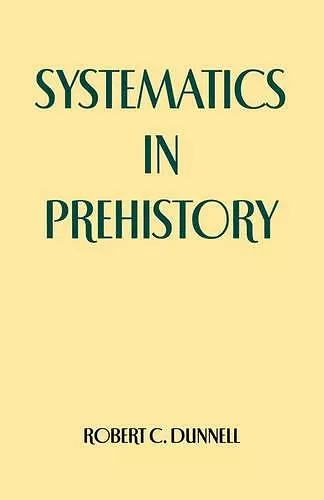 Systematics in Prehistory cover