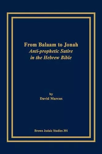 From Balaam to Jonah cover