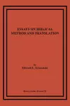 Essays on Biblical Method and Translation cover