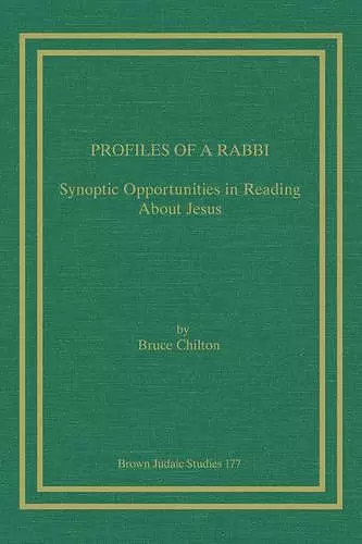 Profiles of a Rabbi cover