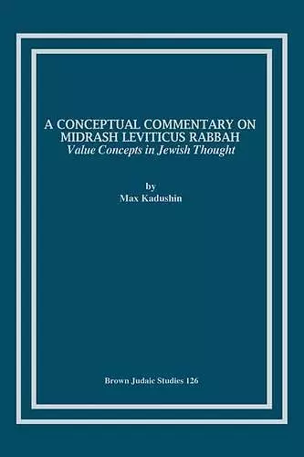 A Conceptual Commentary on Midrash Leviticus Rabbah cover