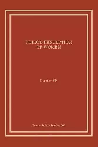 Philo's Perception of Women cover