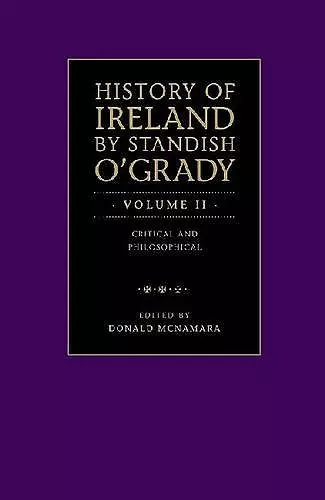 History of Ireland by Standish O’Grady cover