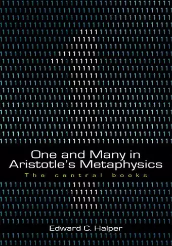 One and Many in Aristotle's Metaphysics: The Central Books cover