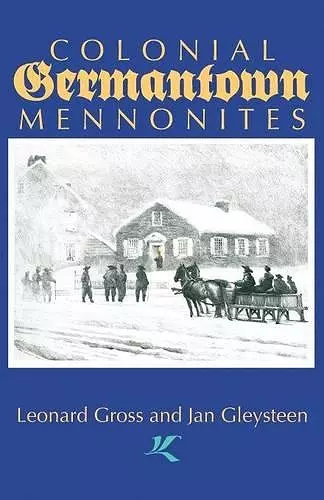 Colonial Germantown Mennonites cover