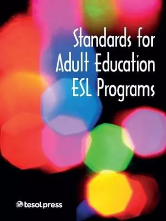 Standards for Adult Education ESL Programs cover