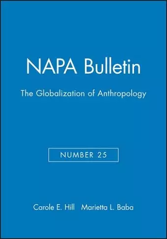 The Globalization of Anthropology cover