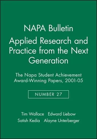 Applied Research and Practice from the Next Generation cover