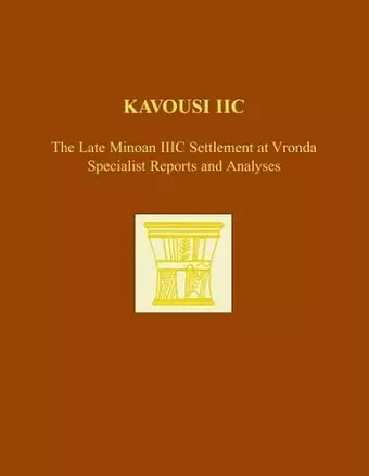 Kavousi IIC cover