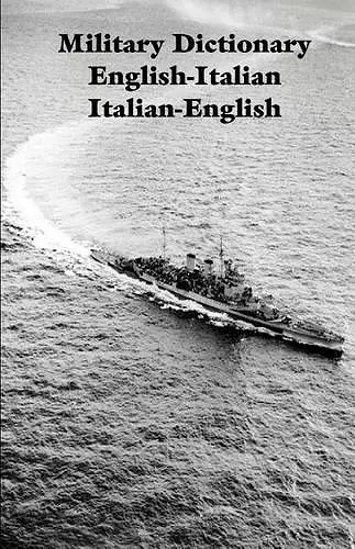 Military Dictionary English-Italian Italian-English cover