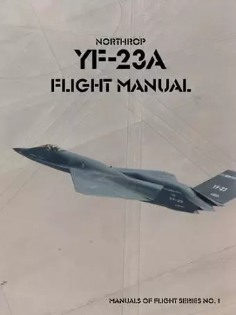 Northrop YF-23A Flight Manual cover