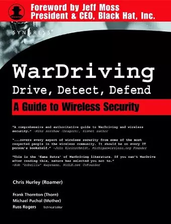 WarDriving: Drive, Detect, Defend cover