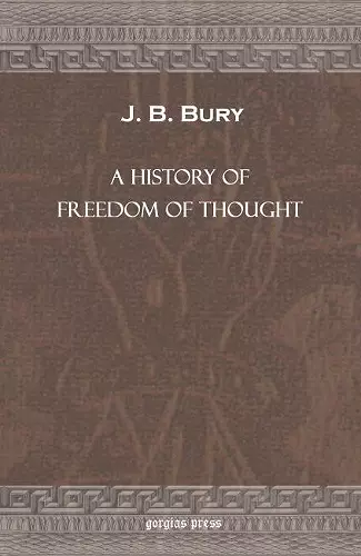 A History of Freedom of Thought cover