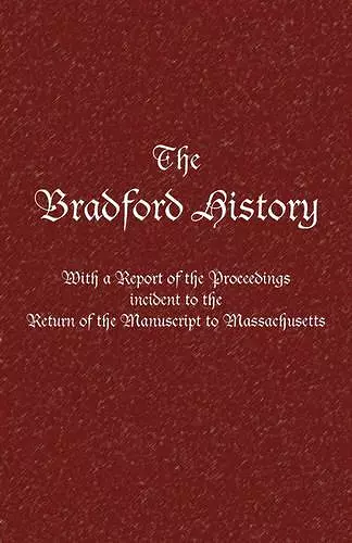 The Bradford history cover