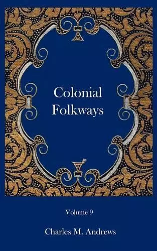 Colonial Folkways cover