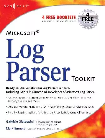 Microsoft Log Parser Toolkit cover