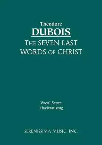 The Seven Last Words of Christ - Vocal Score cover