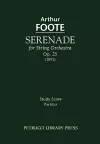 Serenade for String Orchestra, Op. 25 - Study score cover