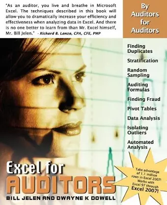 Excel for Auditors cover