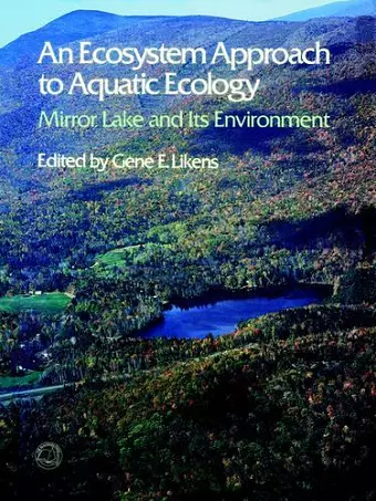 An Ecosystem Approach to Aquatic Ecology cover