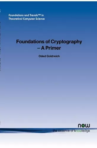 Foundations of Cryptography cover