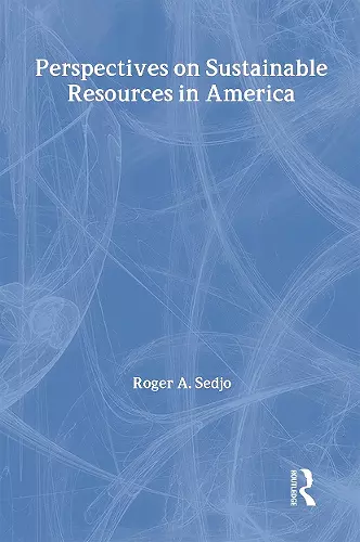 Perspectives on Sustainable Resources in America cover