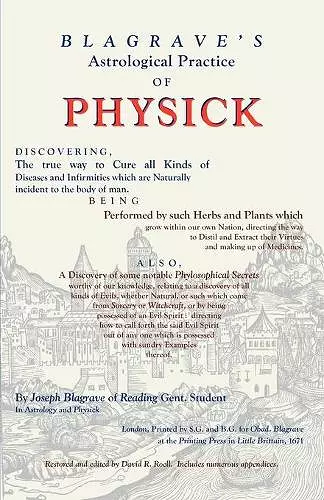 Astrological Practice of Physick cover