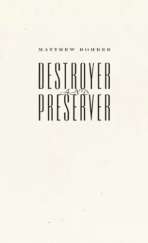 Destroyer and Preserver cover