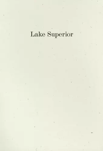 Lake Superior cover