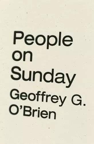 People on Sunday cover