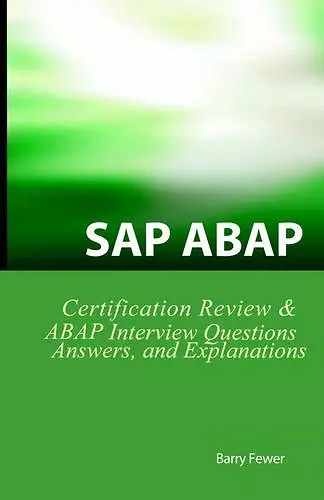 SAP ABAP Certification Review cover