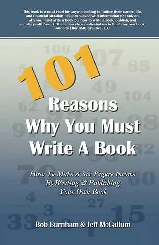 101 Reasons Why You Must Write a Book cover