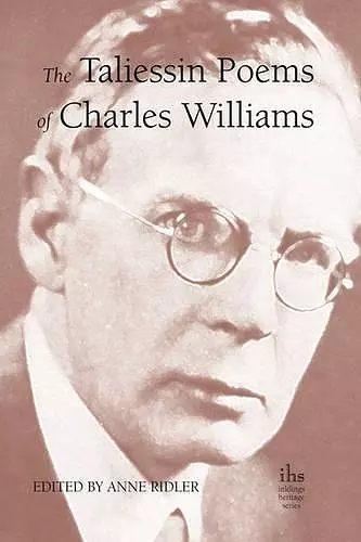 The Taliessin Poems of Charles Williams cover