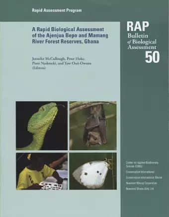 A Rapid Biological Assessment of the Konashen Community Owned Conservation Area, Southern Guyana cover