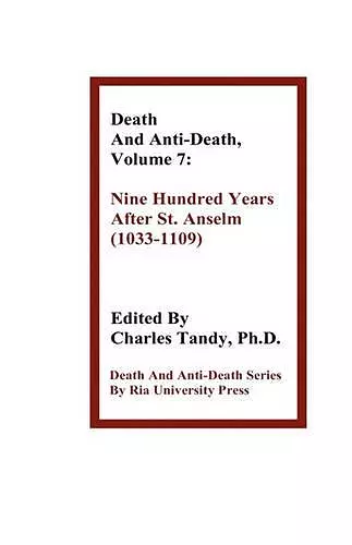 Death and Anti-Death, Volume 7 cover