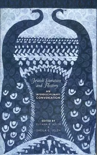 Jewish Literature and History cover